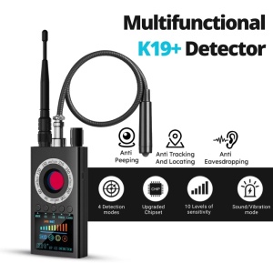 iUni K19+ Detektor für Kameras, Abhörmikrofone und GPS-Ortungsgeräte, Frequenzbereich 100–8000 MHz - Img 2