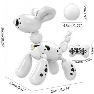 iUni K32A Intelligenter Roboterhund, Ballonhund, 50 Funktionen, Touch-Steuerung, Fernbedienung, schwarz-weiß - Img 12