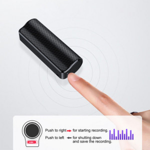 iUni Q70 Мини шпионски приемник, 8GB, гласово активиране, MP3 плейър - Img 10