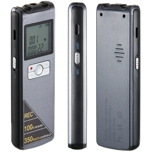 iUni REP308 Мини цифров видеорекордер, 8GB, безжичен микрофон, FM радио/MP3 плейър, гласово активиране - Img 4