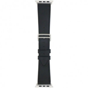 iUni Single Tour Armband für Apple Watch 1/2/3/4/5/6/7, 40 mm, Kunstleder, schwarz - Img 7