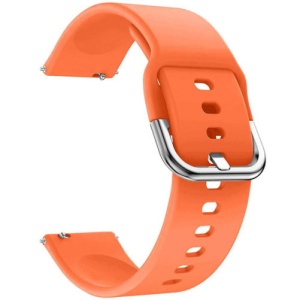 iUni Strap for Samsung Gear S3, Silicone Buckle, 22mm, Orange - Img 12