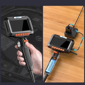 iUni VSP43-D Industriële auto-inspectiecamera, 180° draaibaar, bediening met joystick, 4,3" IPS-scherm, kabellengte 1,5 m, 1080P, 8 instelbare leds, 8,5 mm lens, waterdichtheid IP67, 3000 mAh - Img 12
