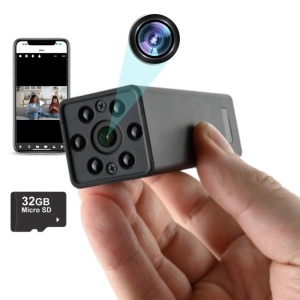iUni W25 Mini Wi-Fi Camera, External Battery, Full HD, 32GB, 3600mAh, Night Vision