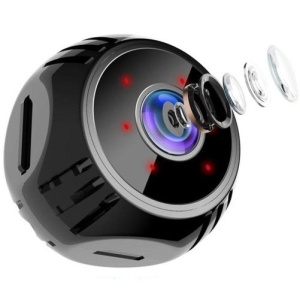iUni W8 Мини шпионска камера, Wi-Fi, 32GB, Full HD изглед, сензор за движение, нощно виждане - Img 5