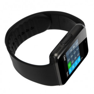 Smartwatch iUni GT08, телефон, Bluetooth, 1.3MP Камера, LCD дисплей против надраскване, Черно - Img 8