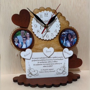 Ceas de birou personalizat - Catalina