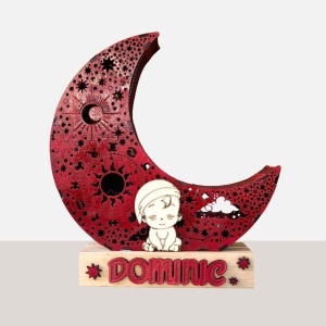 Lumină de Veghe „Lună Magică” – Decor Luminos pentru Seri Liniștite - Img 3