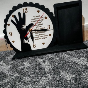 Ceas personalizat cu poza - Teo