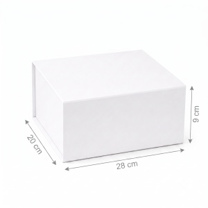 Cutie Cadou 28x20x9 cm, cu Închidere Magnetică, Cutie Premium pentru Cadouri, Roz, KRM113-54 - Img 2