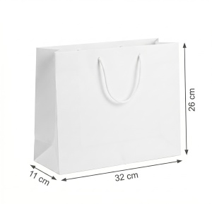 Pungi Cadou Premium 32 x 26 x 11 cm, Carton Gros cu Fund Dublu, Set 12 Bucăți, 4 Modele Florale Elegante, Mânere Textile Rezistente – KRMP078 - Img 5