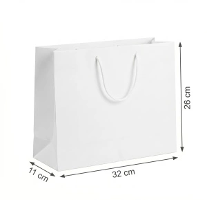 Pungi Cadou Premium 32 x 26 x 11 cm, Carton Gros cu Fund Dublu, Set 12 Bucăți, 4 Modele Florale Elegante, Mânere Textile Rezistente – KRMP078 - Img 5