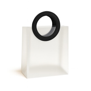 Pungi Cadou Transparente Cu Maner Colorat S KRM4604A - Img 3