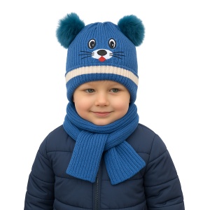 Set Căciulă și Fular Copii Karmiseé KRM5665
