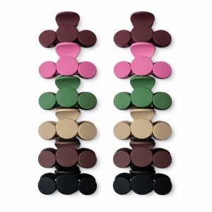 Clești Prins Păr 12/set Color KRM5587 - Img 3