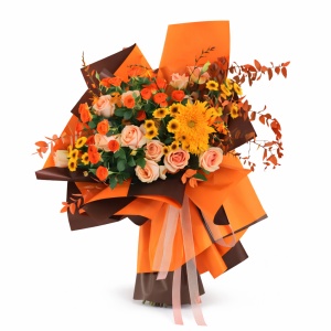Coală Flori / Cadouri în 2 culori 20 buc/set 58cmx58cm KRMF009 - Img 8