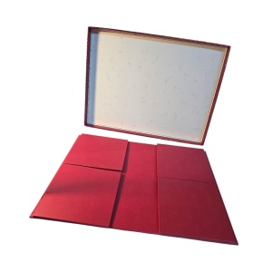 Cutie Cadou Pliabilă 33 x 25 x 13 cm, Premium, Roșie Karmiseé KRM5260 - Img 4