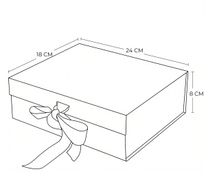 Cutie Cadou Premium 33.5x26x15 cm Pliabilă cu Închidere Magnetică – KRM5207 - Img 6