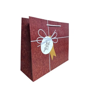 Pungi Cadou 32x26x11 cm, 12/set, 4 culori, Calitate Premium, Karmiseé KRMP078 - Img 3