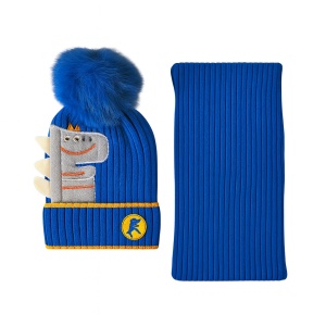 Set Caciulă și Fular Copii Karmiseé KRM5666 - Img 3