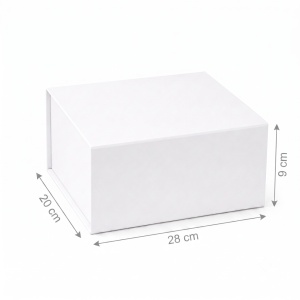 Cutie Cadou 28x20x9 cm, cu Închidere Magnetică, Cutie Premium pentru Cadouri, Bleu, KRM113-58 - Img 2