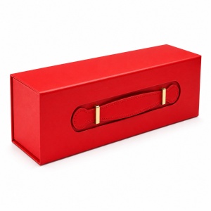 Cutie Cadou pentru Sticlă 33,5 x 10,5 x 10 cm Pliabilă cu Închidere Magnetică și Mâner Elegant Premium – KRM5201