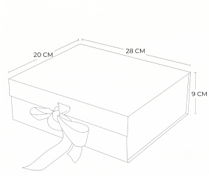 Cutie Cadou Premium 28 x 20 x 9 cm Pliabilă cu Fereastră Inimă și Închidere Magnetică – Multiple Culori Disponibile KRM5194 - Img 10