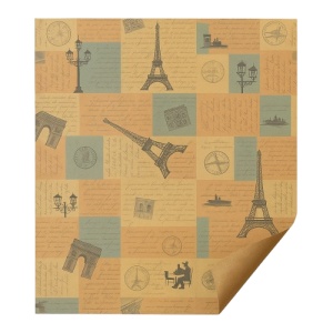 Hârtie Împachet Cadou Vintage Paris Karmiseé KRM5749.PARIS