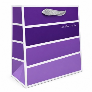 Pungă Cadou Lucioasă 14x7x15 cm, cu Mâner Textil și Design Elegant, pentru Bijuterii și Cadouri Mici, Set 12 Bucăți, KRM5343