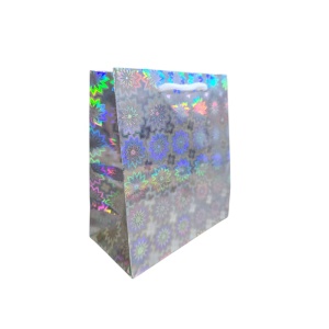 Pungi Cadou Holografice 18x17x7 cm, 12/set, Culori Mixte/set Karmiseé KRMP071