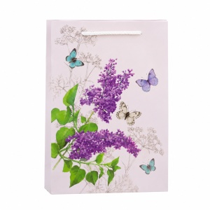 Pungi Cadou Ieftine, 24x18x8 cm, Motive Florale, KRM4720H - Img 4
