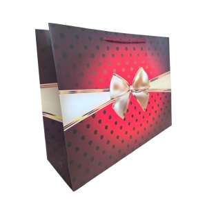 Pungi Cadou Premium, 47x36x15 cm, 12/set, Model cu Buline Karmiseé KRM3529A - Img 2