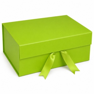 Cutie Cadou 33.5x26x15 cm Pliabilă Magneticăcu Fundă de Satin, Calitate Premium - KRM5191 - Img 4