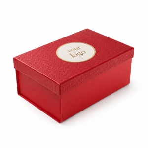 Cutie Cadou Pliabilă 33 x 25 x 13 cm, Premium, Roșie Karmiseé KRM5260 - Img 3