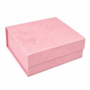 Cutie Cadou Pliabilă Magnetică 20x18x8 cm – Carton Rigid Premium KRM5204.ROZ.TEXTURAT