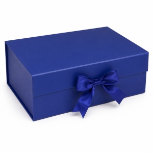 Cutie Cadou 33.5x26x15 cm Pliabilă Magneticăcu Fundă de Satin, Calitate Premium - KRM5191