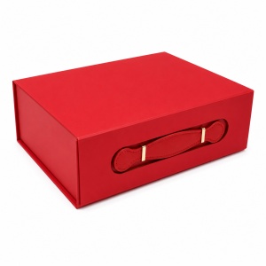 Cutie Cadou Premium 20 x 18 x 8 cm Magnetică cu Mâner și Accesorii Aurii – KRM5199 - Img 4