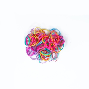 Elastice Silicon Pentru Codițe 1000 buc KRM4524.3 - Img 3