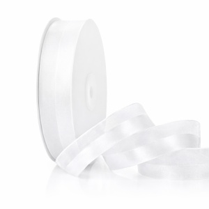 Panglică Satin+Organza 2.5cmX45m KRM5640 - Img 4