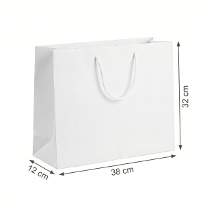 Pungi Cadou Premium 38 x 32 x 12 cm, Carton Gros cu Fund Dublu, Set 12 Bucăți, 4 Modele Florale Elegante, Mânere Textile Rezistente – KRMP077.FLORAL - Img 5