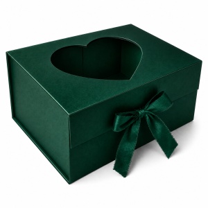 Cutie Cadou 33.5x26x15 cm Pliabilă, Premium cu Geam Inimă KRM5196 - Img 7