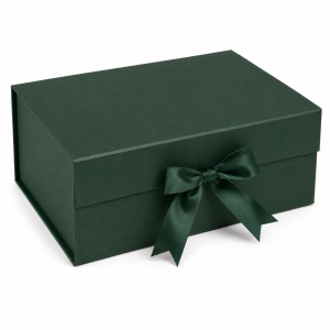 Cutie Cadou Pliabilă 33X25X12 cm, Calitate Premium, Carton Tare cu Fundă de Satin - KRM5213 - Img 4