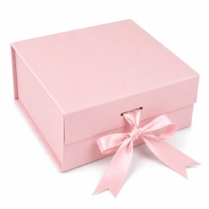 Cutie Cadou Premium 20x18x8 cm Carton Rigid cu Fundă Satinată, Culori Diverse KRM5188