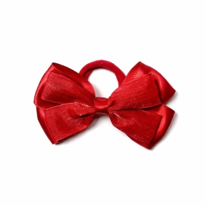 Fundă Păr pe Elastic Roșii 12/set KRM5627