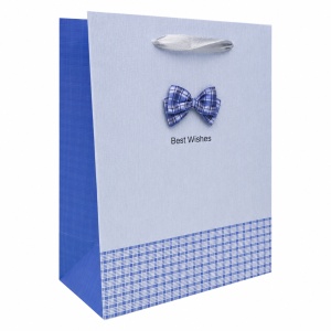 Pungă Cadou 18x10x23 cm din Carton Premium cu Fundă Decorativă și Șnur Textil, Set 12 Bucăți, Pungi Cadou Elegante Angro KRM5351.F - Img 2