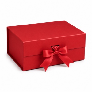 Cutie Cadou 20x18x8 cm Pliabilă Premium Magnetică – Carton Rigid cu Fundă Satinată KRM5215 - Img 5