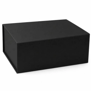 Cutie Cadou 33x25x12 cm, cu Închidere Magnetică, Cutie Premium pentru Cadouri, Negru, KRM113-60