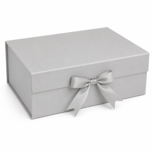 Cutie Cadou Pliabilă 33X25X12 cm, Calitate Premium, Carton Tare cu Fundă de Satin - KRM5213