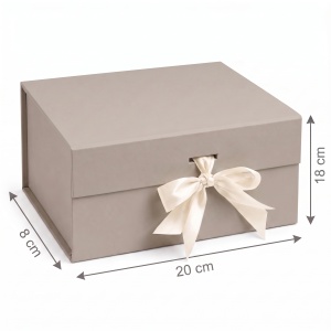Cutie cadou Premium 20 × 18 × 8 cm – 5 buc - Model și culoare alese de noi Karmiseé – Preț special KRM1005