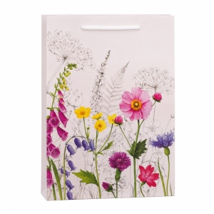 Pungi Cadou Ieftine, 24x18x8 cm, Motive Florale, KRM4720H - Img 2